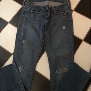 AE Jeans 16 long skinny- gently worn
